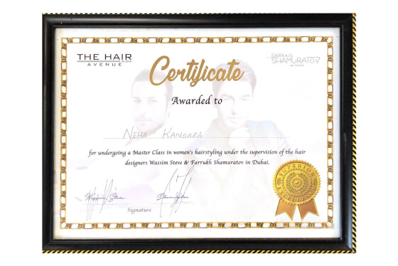 Master Class in Women's Hairstyling at Dubai